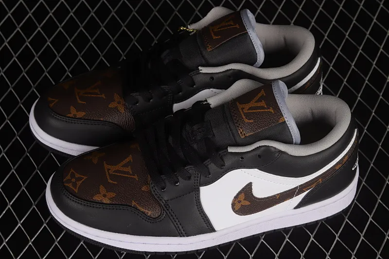 All categories Air Jordan Jordan series basketball shoes Air Jordan 1 Low Donkey brand x Air Jordan 1 AJ1 Joe 1 customized version low-top retro culture basketball shoes 553558-039